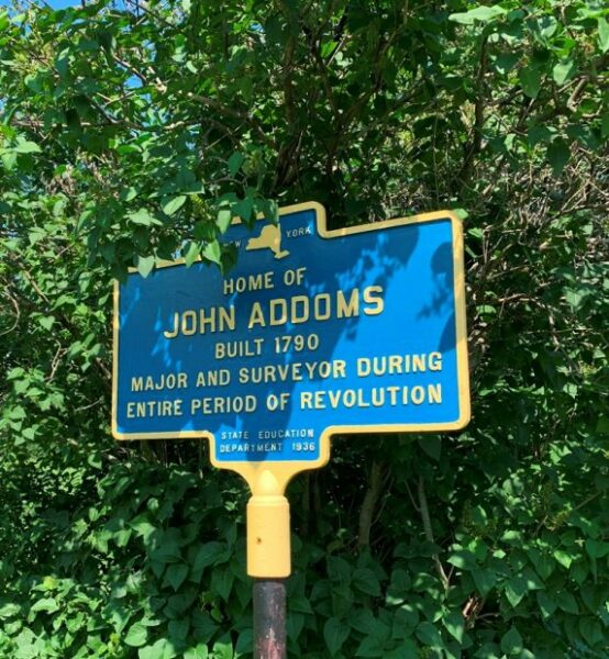 JOHN ADDOMS REVOLUTIONARY WAR SOLDIER MEMORIAL MARKER