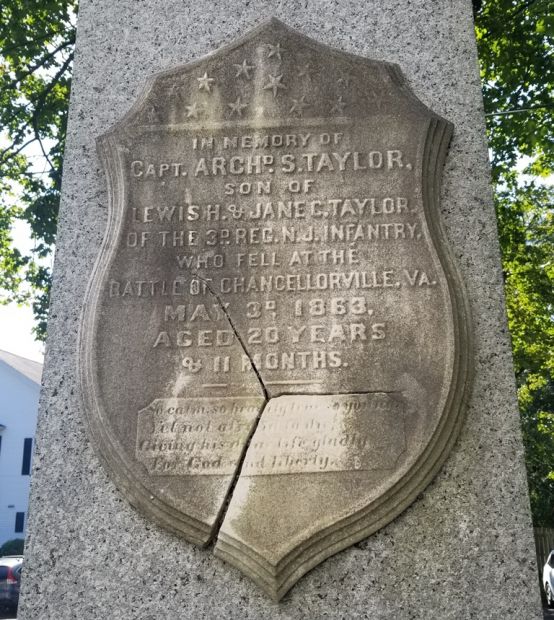 CAPT. ARCHD. S. TAYLOR WAR MEMORIAL PLAQUE