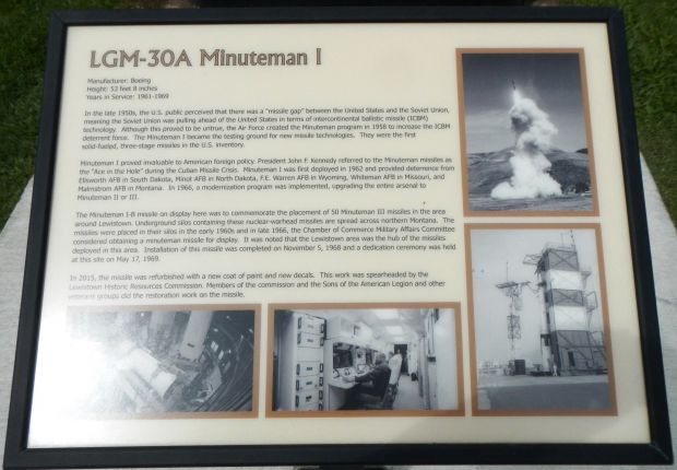 LCM-30A MINUTEMAN I MEMORIAL PLAQUE