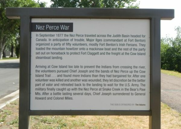 NEZ PERCE WAR MEMORIAL MARKER V
