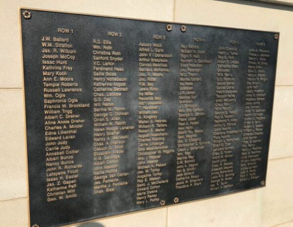 ST. JAMES VETERANS HOME CEMETERY MEMORIAL PLAQUE A