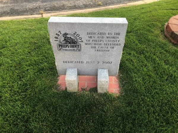 VETERANS CIRCLE MEMORIAL BACK