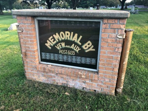 V.F.W. AND AUX. POST 6133 VETERANS MEMORIAL