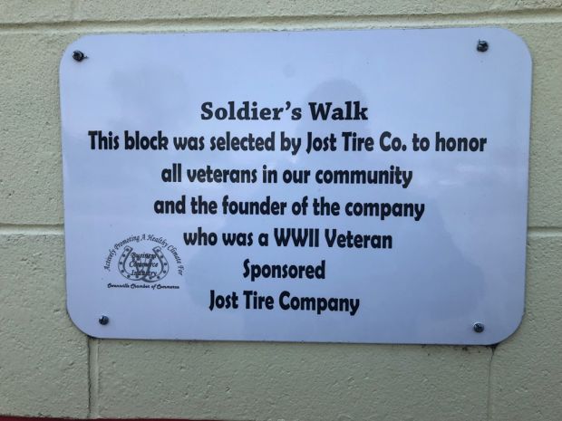 SOLDIER’S WALK WAR MEMORIAL PLAQUE