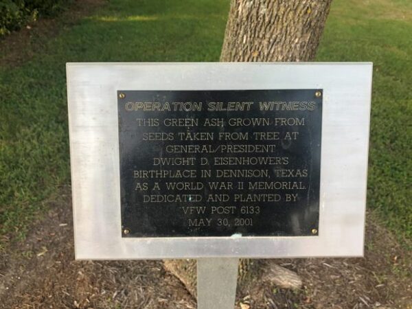 OWENSVILLE OPERATION SILENT WITNESS WAR MEMORIAL PLAQUE