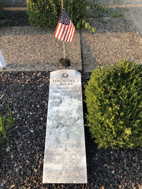 THEODORE J BULAS WAR MEMORIAL SLAB