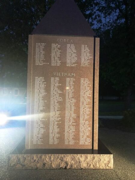 CUBA WAR VETERANS MEMORIAL SIDE C