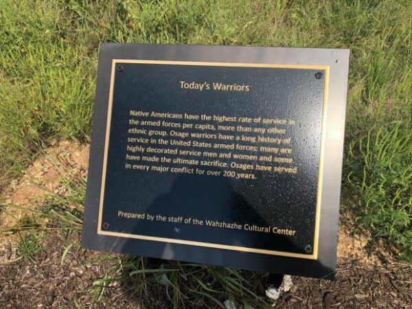 TODAY’S WARRIORS WAR MEMORIAL PLAQUE