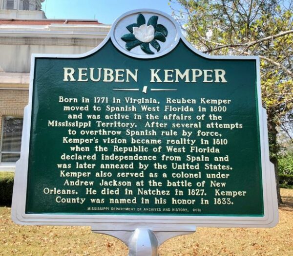 REUBEN KEMPER WAR MEMORIAL MARKER