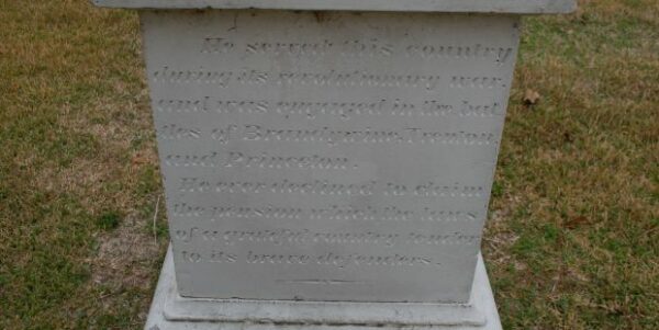 ADAM RUM WAR MEMORIAL STONE B