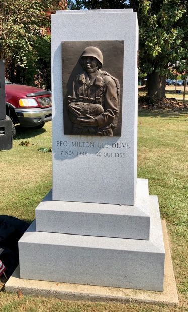 PFC. MILTON LEE OLIVE MEDAL OF HONOR WAR MEMORIAL