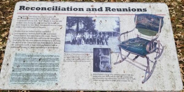 RECONCILIATION AND REUNIONS WAR MEMORIAL PLAQUE
