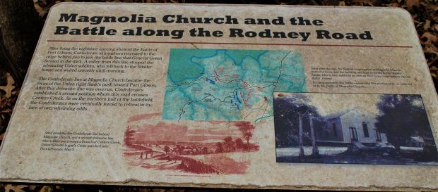 MAGNOLIA CHURCH AND RODNEY ROAD WAR MEMORIAL PLAQUE