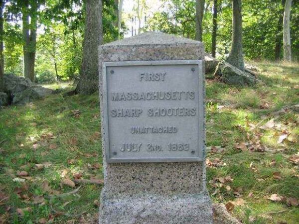 FIRST MASSACHUSETTS SHARPSHOOTERS WAR MEMORIAL