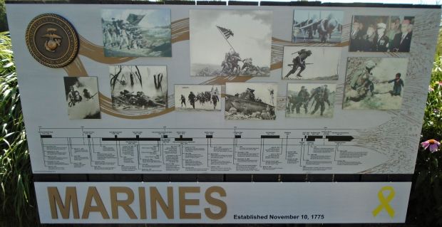 PLUMSTEADVILLE MARINES MEMORIAL PANEL