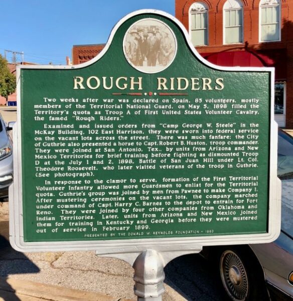 ROUGH RIDERS MEMORIAL MARKER