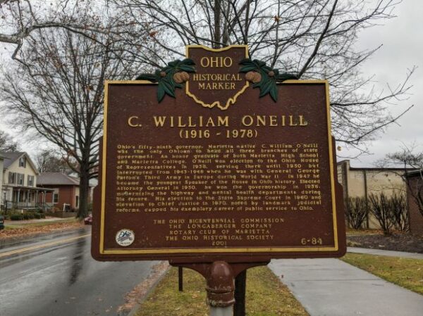 C. WILLIAM O’NEILL WAR MEMORIAL MARKER