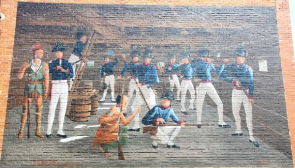 THE BATTLE OF FORT RECOVERY MEMORIAL MURAL