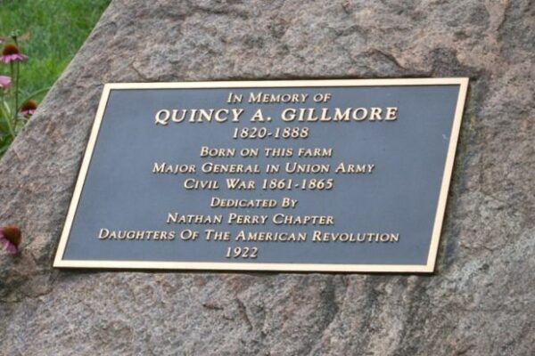 QUINCY A. GILLMORE WAR MEMORIAL PLAQUE