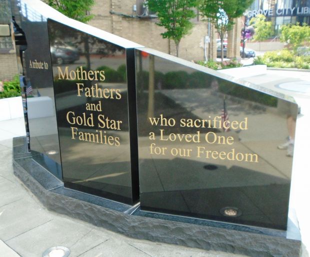 GROVE CITY GOLD STAR FAMILIES MEMORIAL FRONT SIDE B