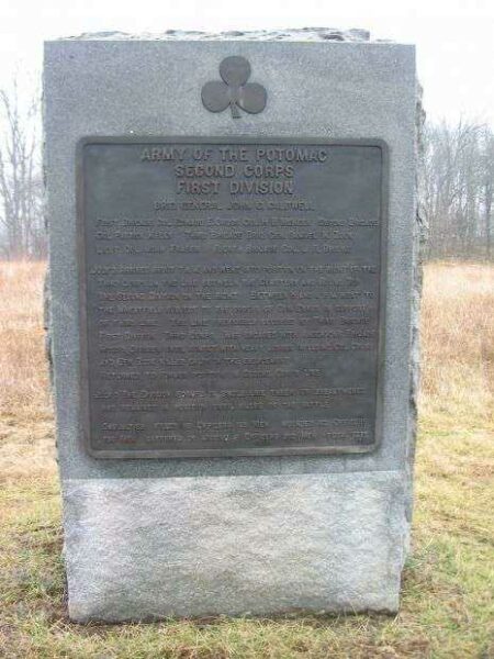 FIRST DIVISION SECOND CORPS WAR MEMORIAL
