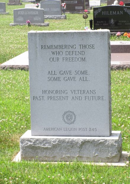 AMERICAN LEGION POST 245 ALL VETERANS MEMORIAL