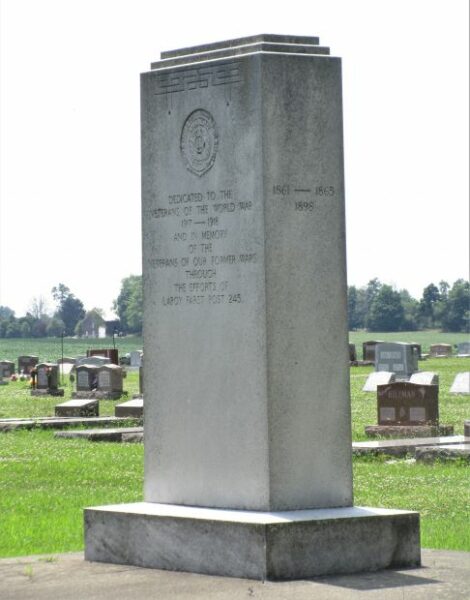 AMERICAN LEGION POST 245 WORLD WAR MEMORIAL FRONT