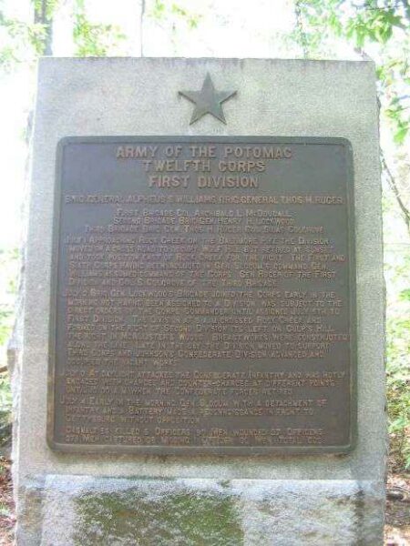 FIRST DIVISION TWELFTH CORPS WAR MEMORIAL