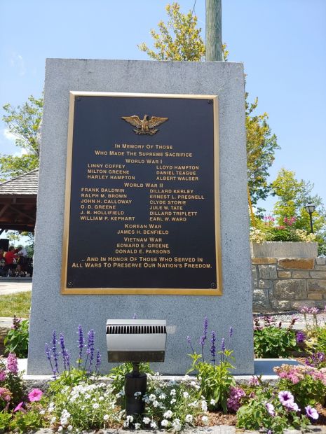 BLOWING ROCK SUPREME SACRIFICE WAR MEMORIAL