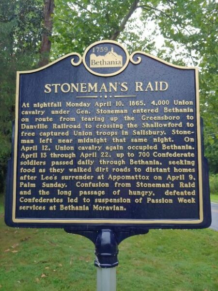 STONEMAN’S RAID WAR MEMORIAL MARKER VII