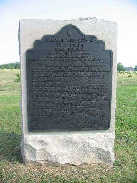 FIRST DIVISION THIRD CORPS WAR MEMORIAL