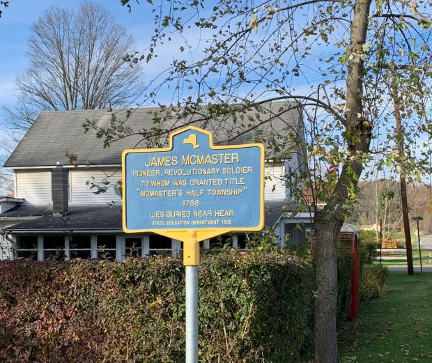 JAMES MCMASTER REVOLUTIONARY SOLDIER MEMORIAL MARKER