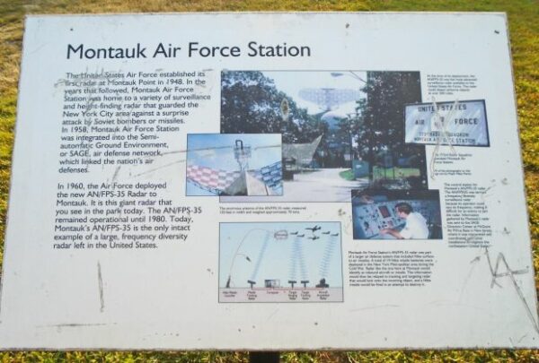 MONTAUK AIR FORCE STATION MEMORIAL PANEL