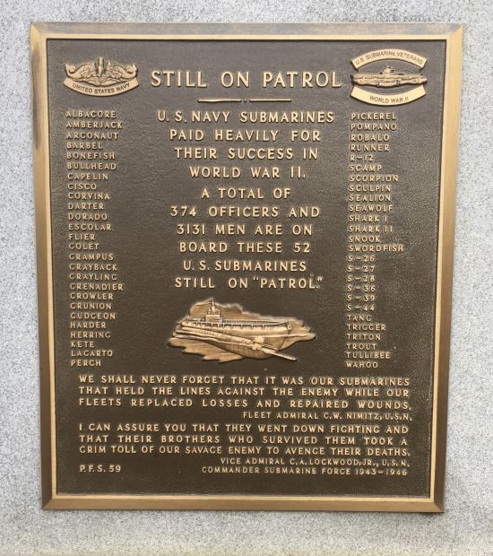 LINDENHURST STILL ON PATROL WAR MEMORIAL PLAQUE A
