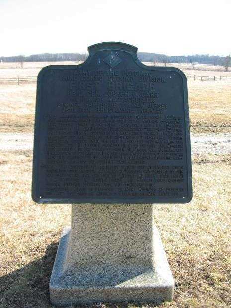 FIRST BRIGADE SECOND DIVISION THIRD CORPS WAR MEMORIAL