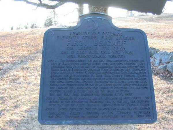 FIRST BRIGADE FIRST DIVISION ELEVENTH CORPS WAR MEMORIAL