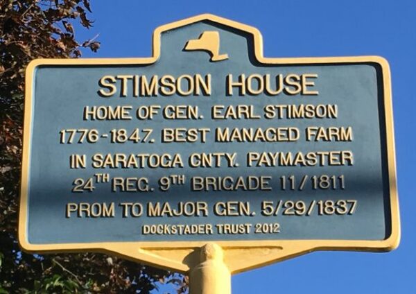 STIMSON HOUSE WAR MEMORIAL MARKER