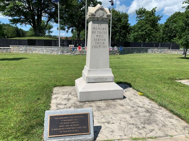 SAND LAKE VETERANS MEMORIAL PARK WORLD WAR II MEMORIAL