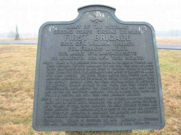 FIRST BRIGADE SECOND DIVISION SECOND CORPS WAR MEMORIAL