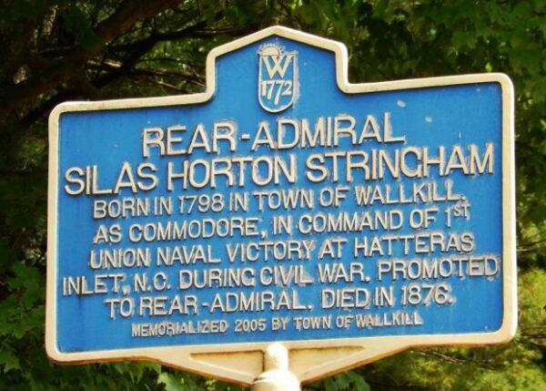 REAR-ADMIRAL SILAS HORTON STRINGHAM WAR MEMORIAL MARKER