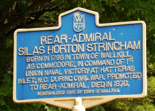REAR-ADMIRAL SILAS HORTON STRINGHAM WAR MEMORIAL MARKER
