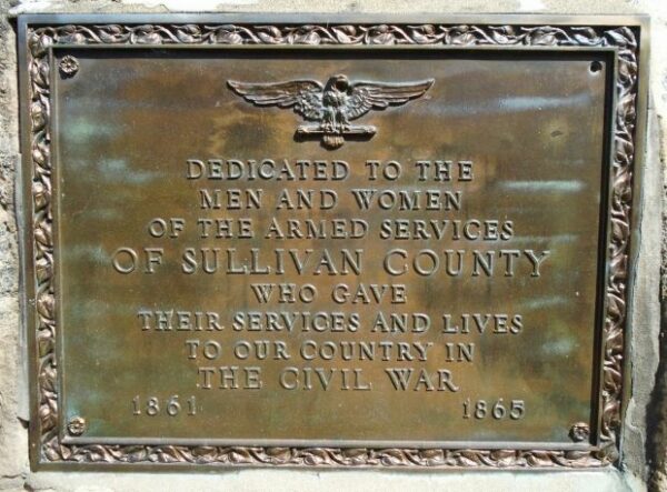 SULLIVAN COUNTY CIVIL WAR MEMORIAL PLAQUE
