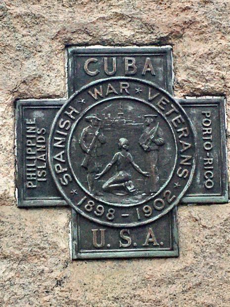 POTTSVILLE SPANISH WAR VETERANS MEMORIAL PLAQUE