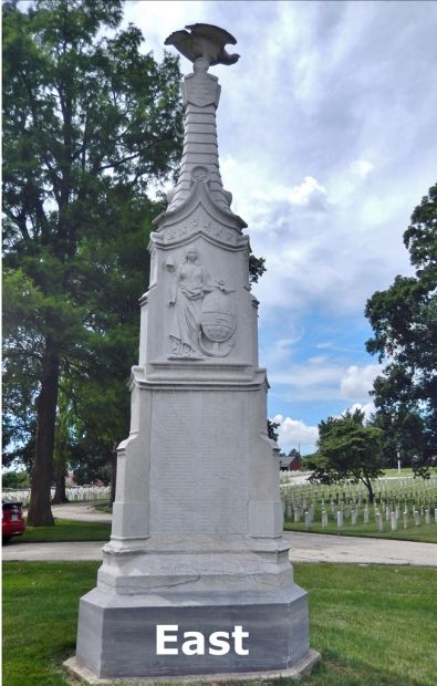 PHILADELPHIA NATIONAL CEMETERY MEXICAN WAR MONUMENT