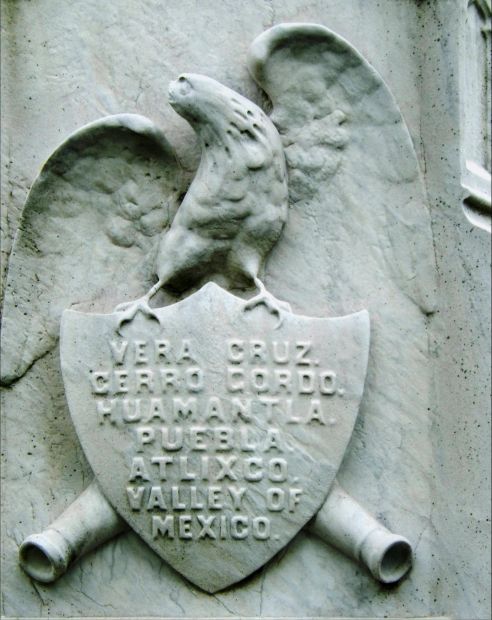 PHILADELPHIA NATIONAL CEMETERY MEXICAN WAR MONUMENT STONE B