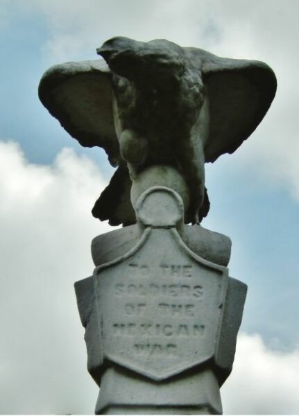 PHILADELPHIA NATIONAL CEMETERY MEXICAN WAR MONUMENT STONE A