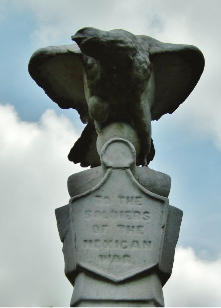 PHILADELPHIA NATIONAL CEMETERY MEXICAN WAR MONUMENT STONE A