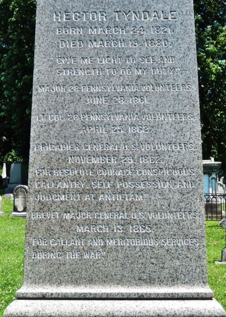 HECTOR TYNDALE CIVIL WAR MEMORIAL DEDICATION STONE