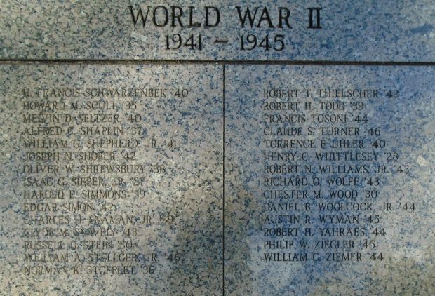 ALUMNI MEMORIAL PLAZA STONE G