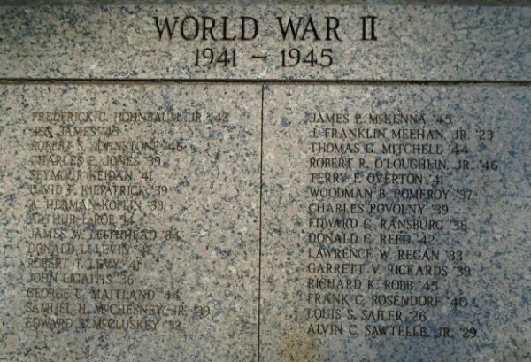 ALUMNI MEMORIAL PLAZA STONE F